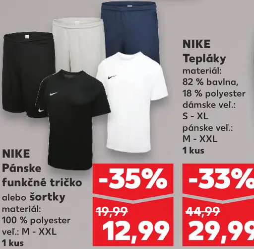 Nike pánske funkčné tričko alebo šortky