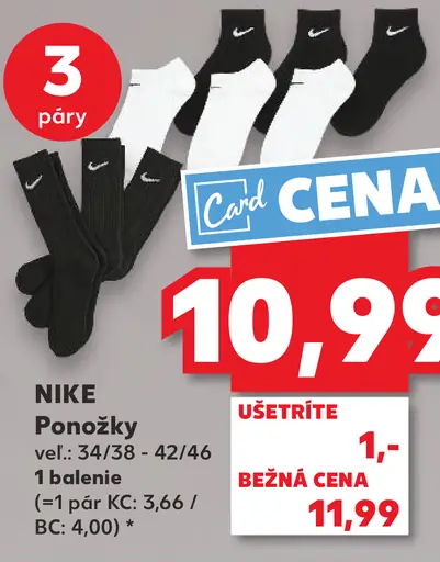 Nike Športové ponožky