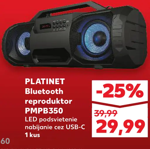 Platinet bluetooth reproduktor PMPB350