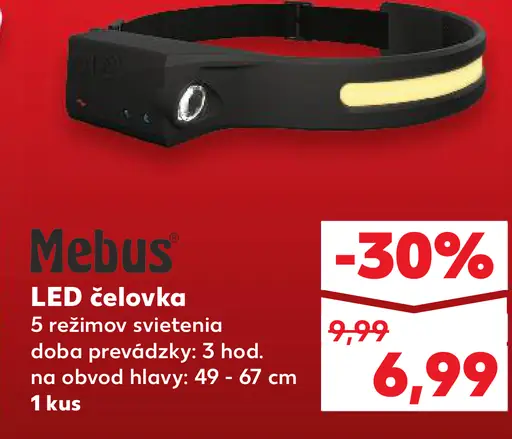Mebus LED čelovka
