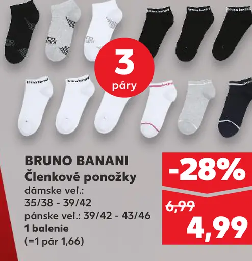 Bruno Banani členkové ponožky dámske