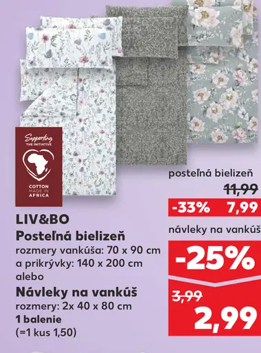 LIV&BO Návleky na vankúš