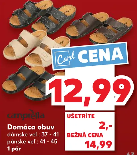 Campailha domáca obuv dámska