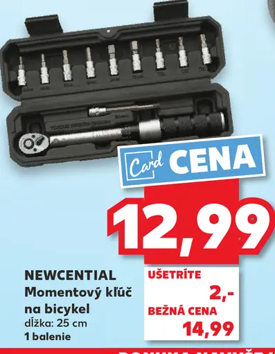 Newcential momentový kľúč na bicykel