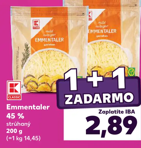 K-Classic Emmentaler 45 %