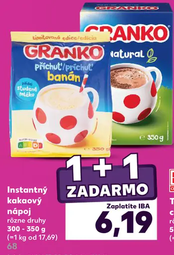 K-Classic Granko instantný kakaový nápoj