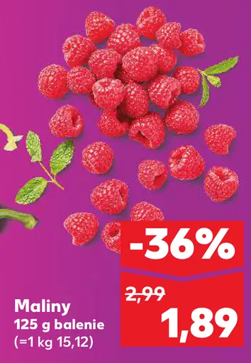 Maliny čerstvé