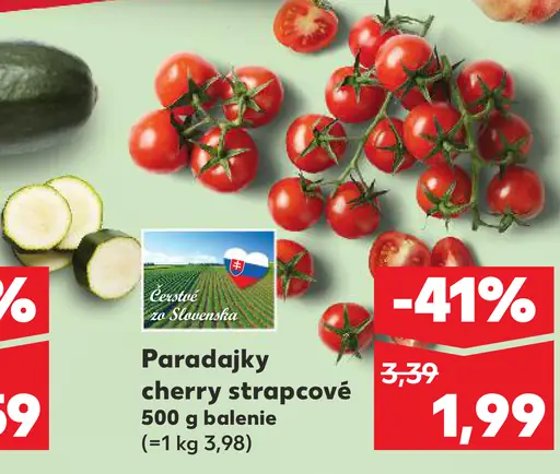 Paradajky cherry strapcové