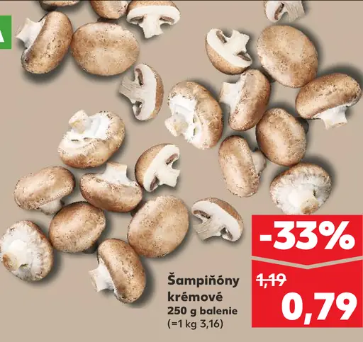 Šampiňóny krémové