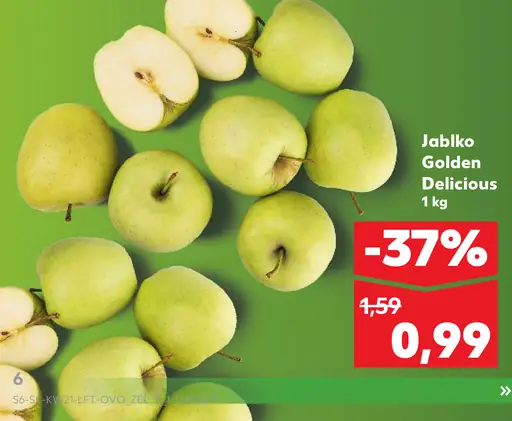Jablko Golden Delicious