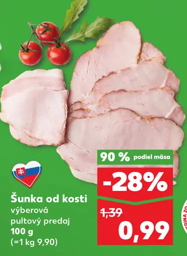Šunka od kosti výberová