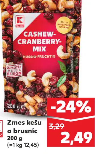 K-Classic Zmes kešu a brusníc