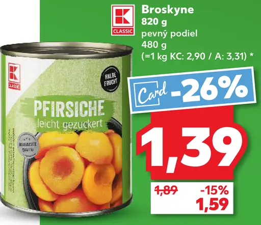 K-Classic Broskyne