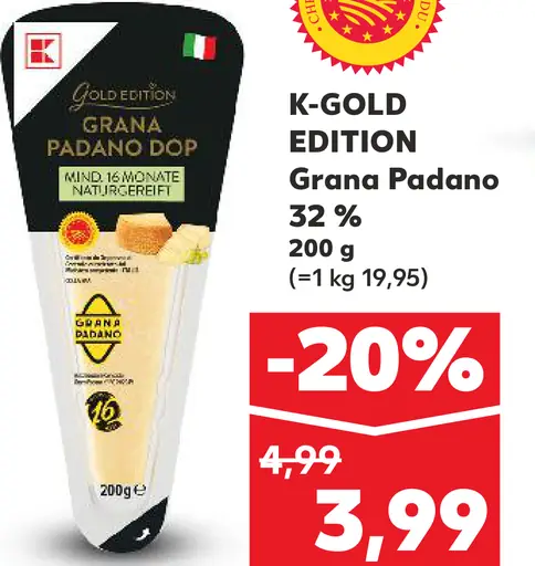 K-Gold Edition Grana Padano 32 %