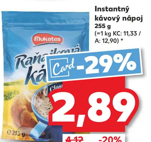 Mukaté Instantný kávový nápoj