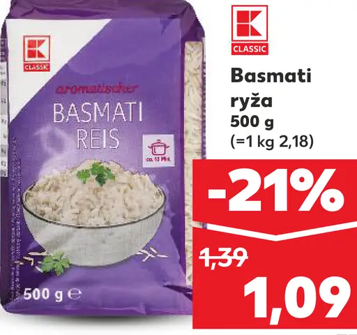 K-Classic basmati ryža