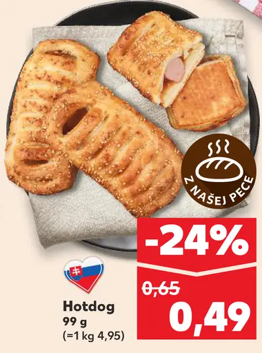 Hotdog pečivo