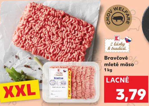 Bravčové mleté mäso