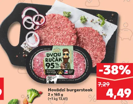 Hovädzí burgersteak