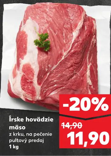 Írske hovädzie mäso na pečenie