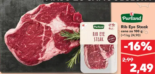 Purland Rib Eye Steak