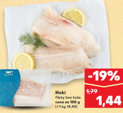 Hoki filety bez kože
