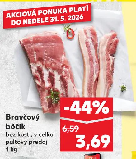K-Purland bravčový bôčik bez kosti