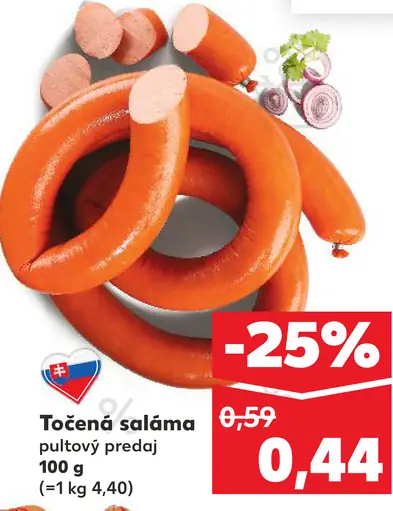 Mäspoma Točená saláma pultový predaj