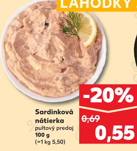 Sardinková nátierka