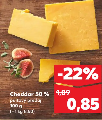 Cheddar syr 50 %