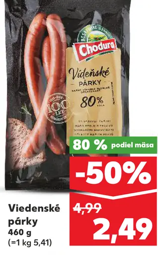 Chodura Viedenské párky