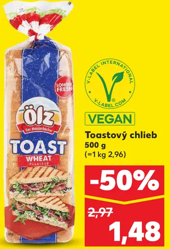 Ölz Pšeničný toastový chlieb