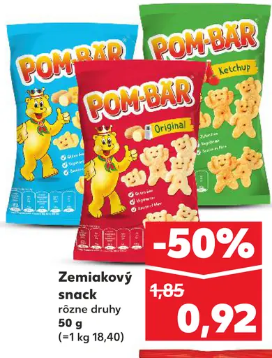 Pom-Bär zemiakový snack