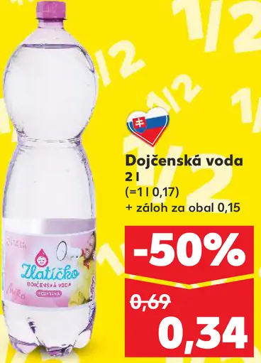 Lattečko dojčenská voda