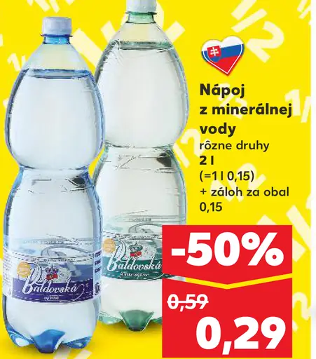 Budiš Nápoj z minerálnej vody