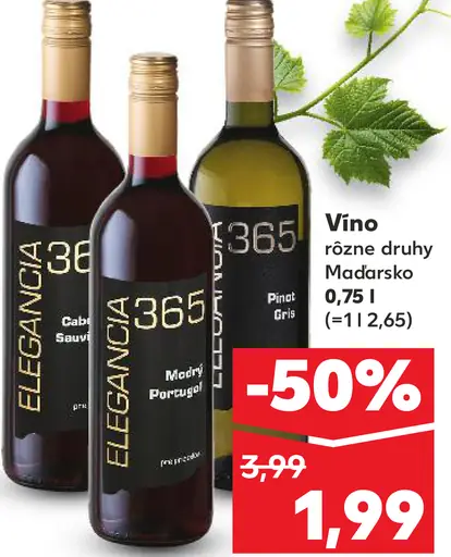 365 víno červené Maďarsko