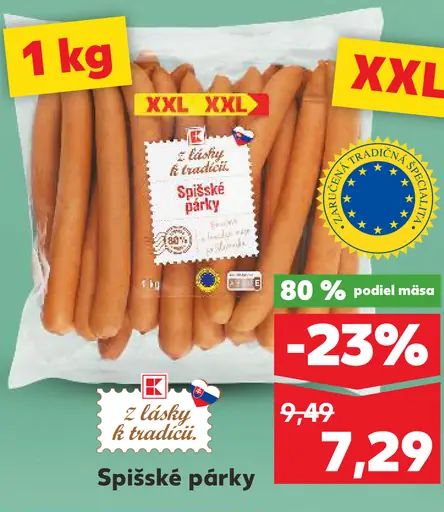 K-Classic Spišské párky