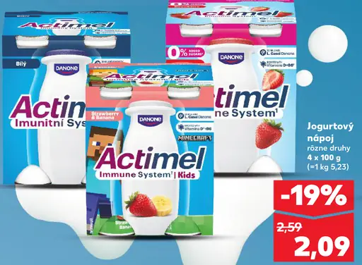 Danone Actimel Imunitní systém jogurtový nápoj
