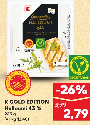 K-Classic K-Gold Edition Halloumi 43 % rôzne druhy