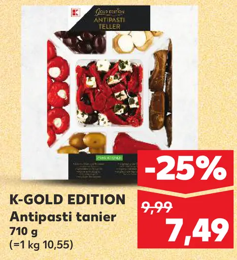 K-Classic K-GOLD EDITION antipasti tanier