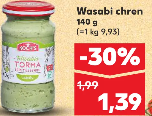 Wasabi torma chren