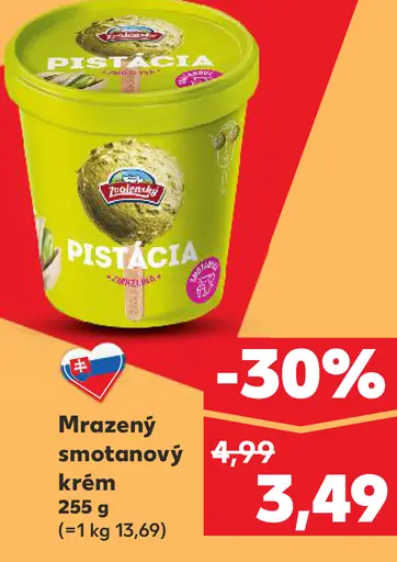 K-Classic mrazený krém rôzne druhy