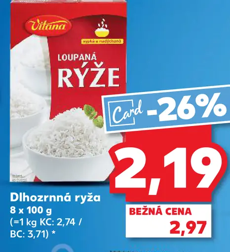 Lúpaná dlhozrnná ryža