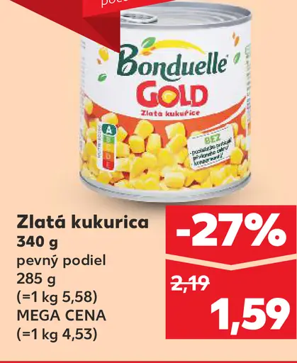 Bonduelle Gold Zlatá kukurica