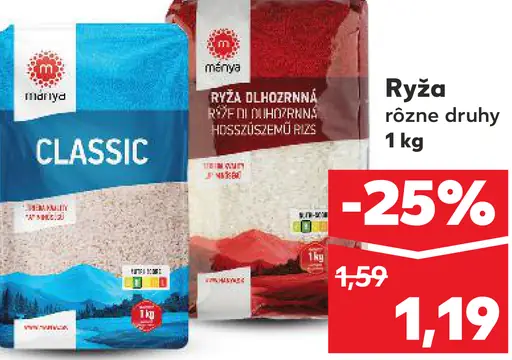 K-Classic dlhozrnná ryža