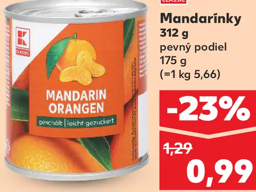 K-Classic Mandarínky