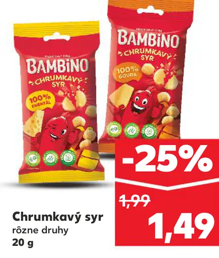 Bambino Chrumkavý syr