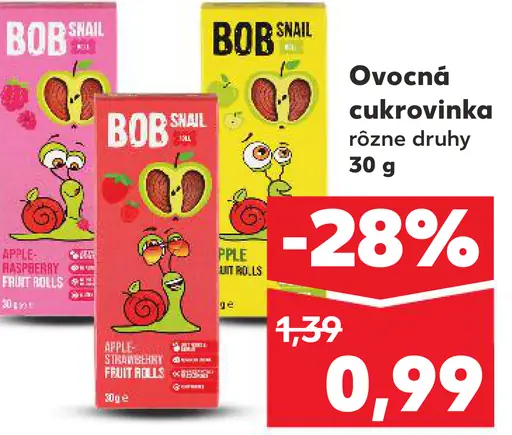 Bob Snail ovocná cukrovinka