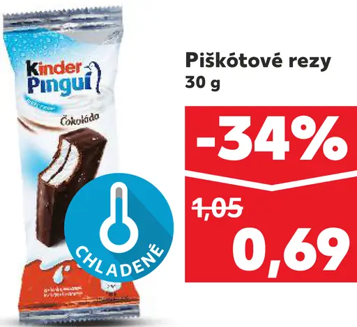 Kinder Pingui čokoládový dezert