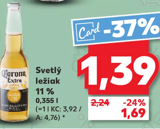 Corona Extra svetlý ležiak 11%